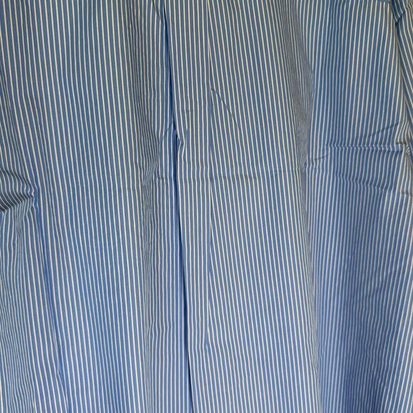 Edited by Remi Bader Oversized Button-Down Blue Pin-Striped Shirt Women's XL NWT - Picture 4 of 6